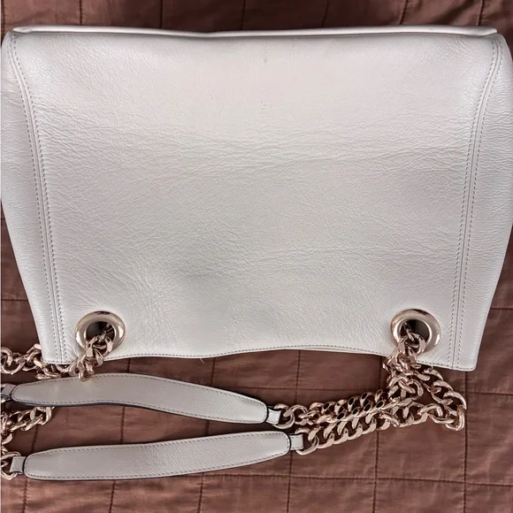 Valentino Cream Chain Shoulder Bag - Picture 6 of 11
